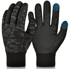Kids Winter Touch Screen Sports Gloves - Warm Outdoor Running & Cycling Gloves