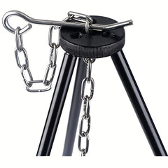 Adjustable Camping Tripod with Chain and Storage Bag for Outdoor Cooking