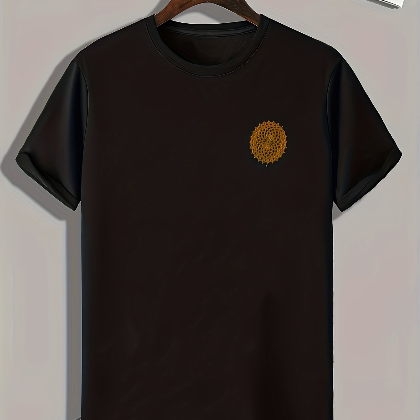 Graphic Print Men's T-shirt for Summer