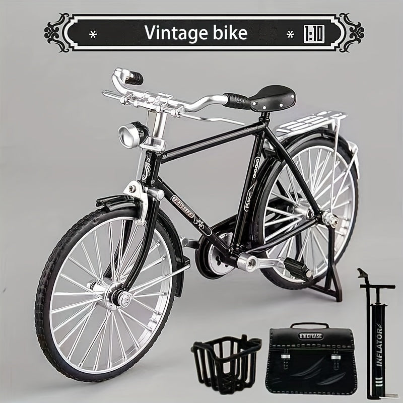 Alloy 28 Big Bar Toy Car Model Bicycle Ornaments Simulation Car Assembly DIY Shr