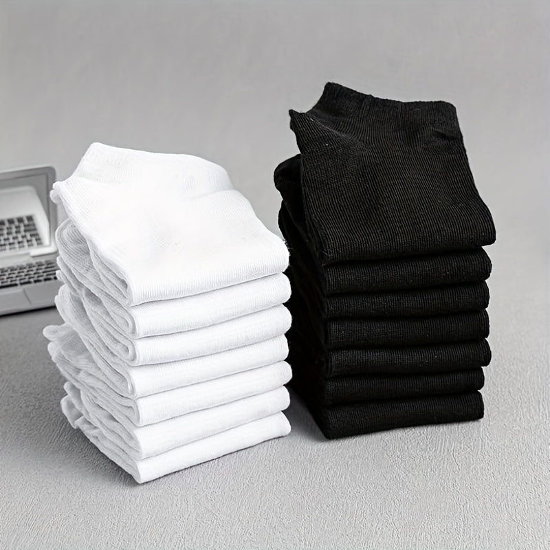 14 Pairs Soft Low Cut Ankle Socks Women's Stockings & Hosiery