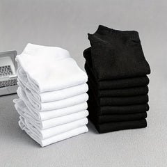 14 Pairs Soft Low Cut Ankle Socks Women's Stockings & Hosiery