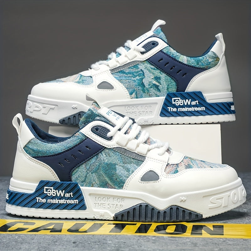 Men's High-Traction Skate Shoes Breathable Sneakers