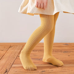 Girls Striped Leggings Cotton Thick Pantyhose Kids Socks