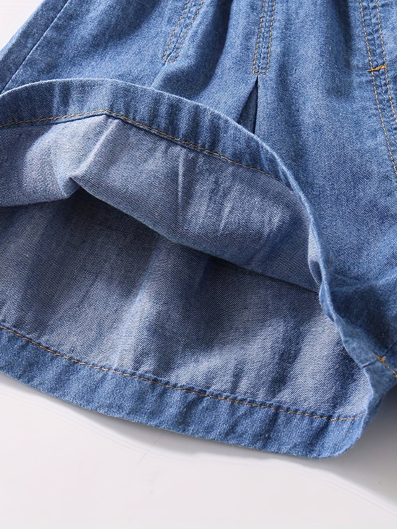 Toddler Girls Loose Denim Shorts Kids Summer Cotton Clothes