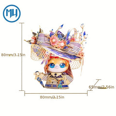 MU Rose Cat Metal Assembled Model DIY Puzzle Gift Decoration