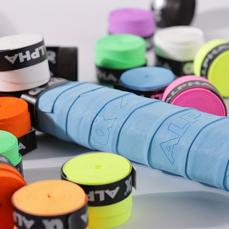 3pcs Anti Slip Tennis Overgrips with Sweatband Belt - Improve Grip and Comfort
