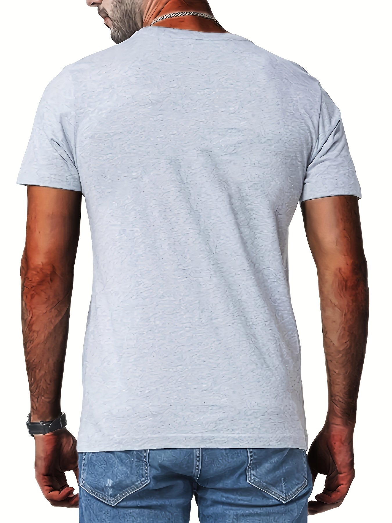 Men's Local Burn Outs Print T-shirt for Summer