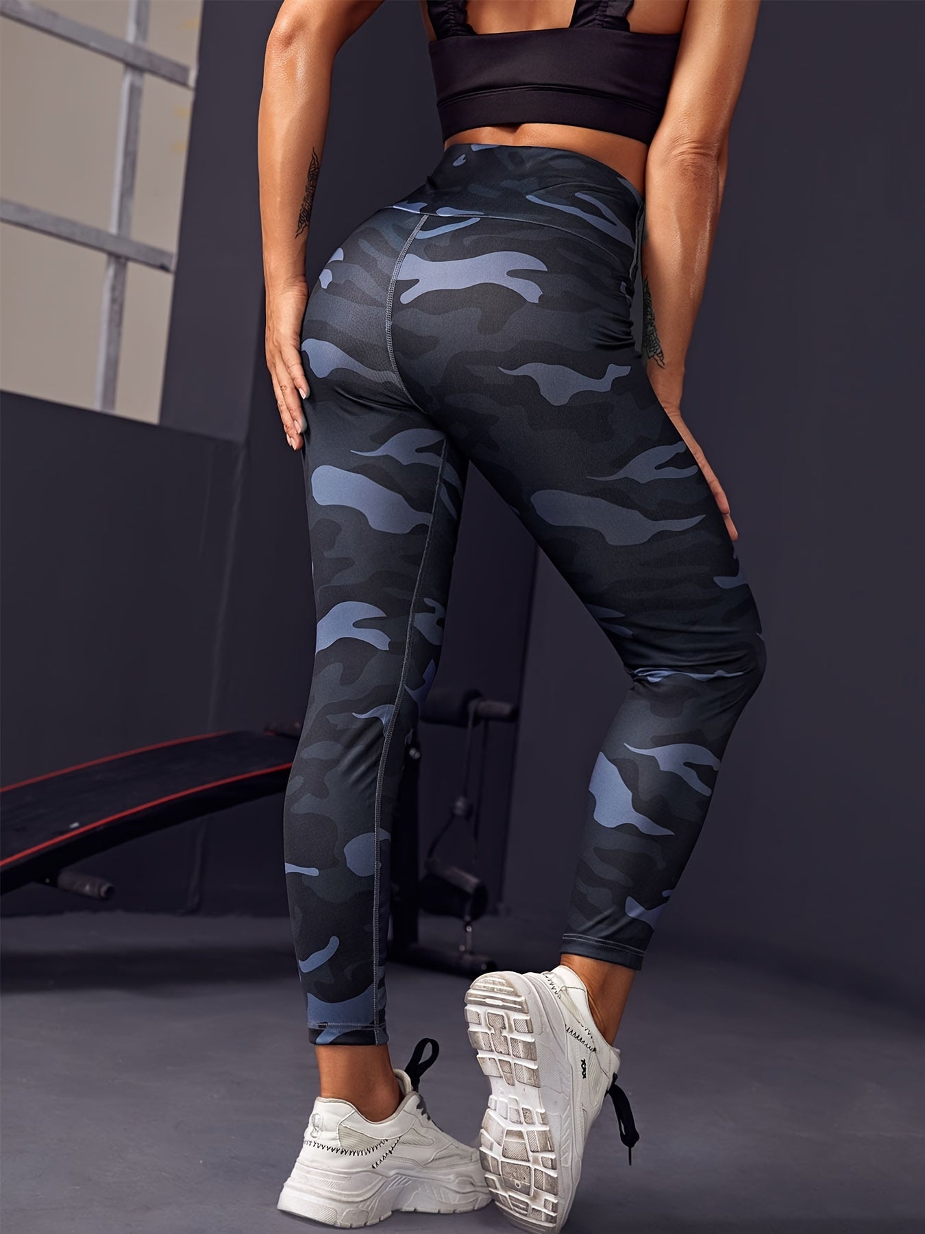 Camouflage Pattern Leggings for Women