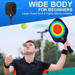 Pickleball Rackets Set 2 Rackets And 4 Balls With Bag And Headband