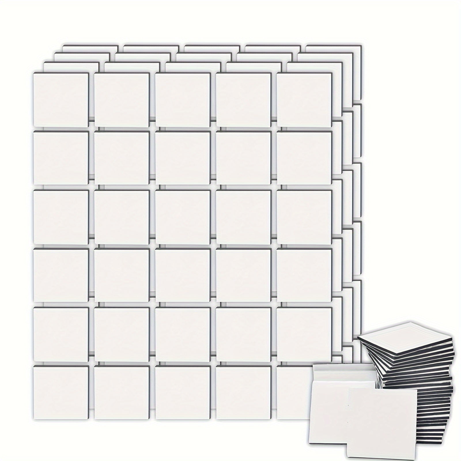 Double Sided Foam Tape 90/120pcs Crafts Square Adhesive Tape Heavy Duty 40x40mm