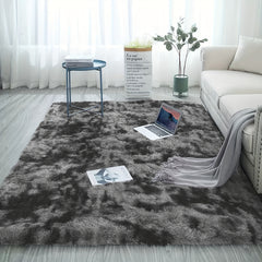 Soft Shaggy Tie Dye Area Rugs for Living Room Bedroom 3'x5'