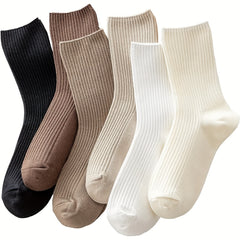 6 Pairs Casual Cotton Socks Men Women