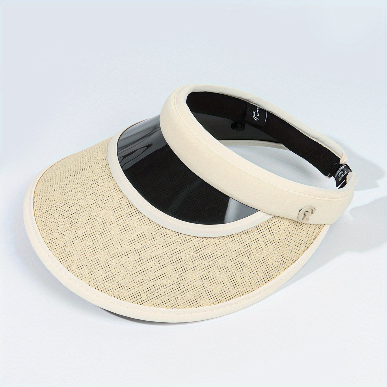 Straw Visor Hat Casual Lightweight Sun Hat UV Protection