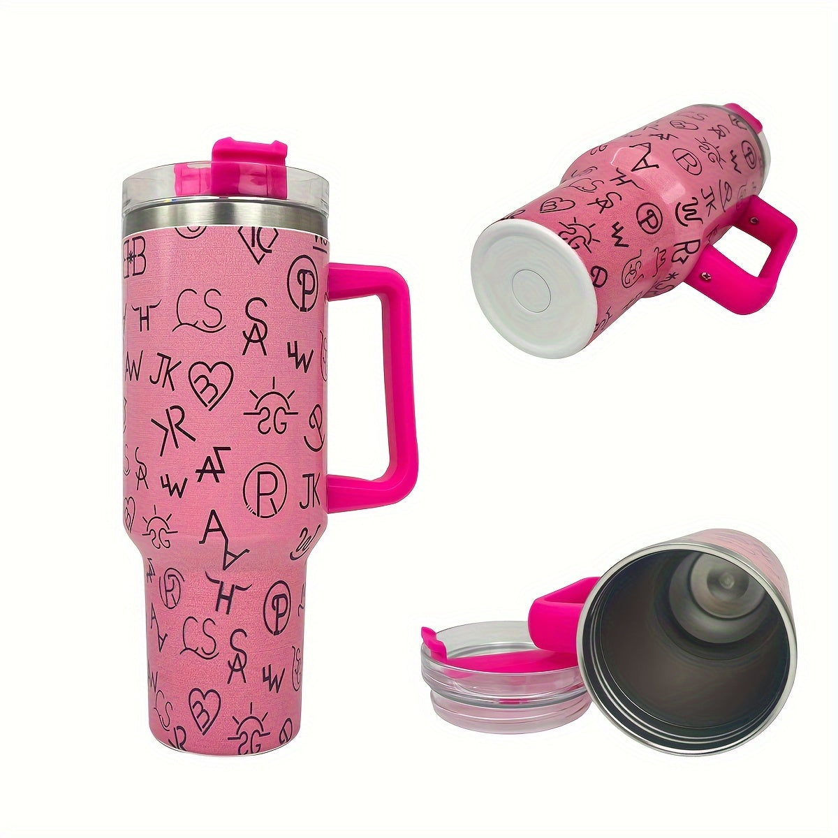 1200ml Stainless Steel Water Bottle Leakproof Tumbler Cup for Outdoor Sports