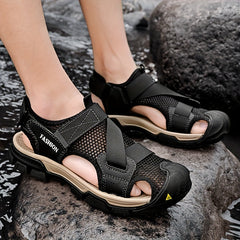 Men's Mesh Anti Collision Sandals Wear resistant Non Slip Outdoor Shoes