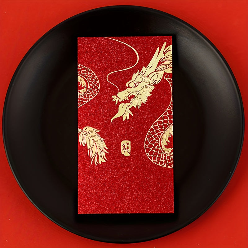 6pcs Red Envelope for Year of the Dragon