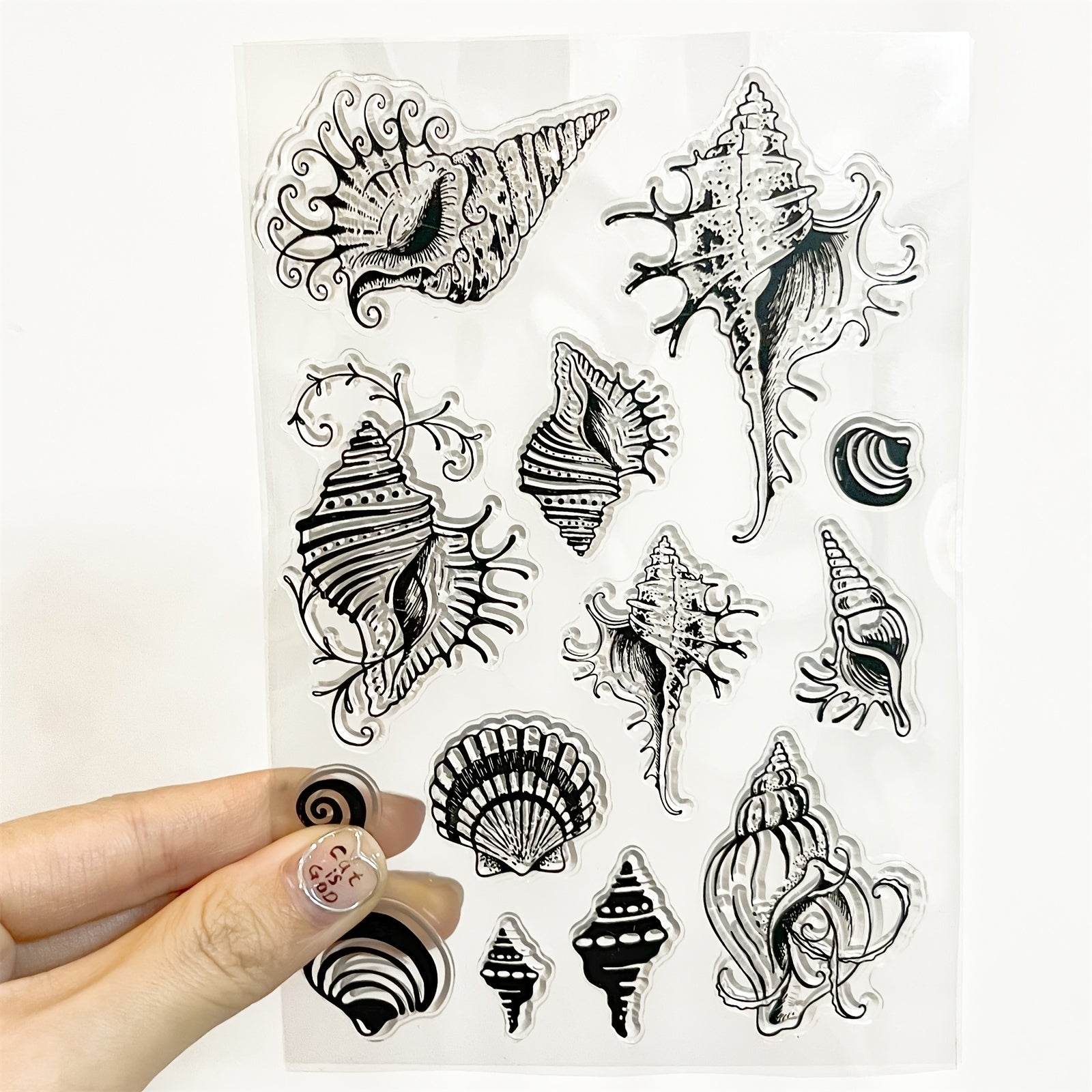 Transparent Silicone Stamps for DIY Crafts