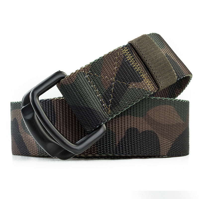 Men's Nylon Metal Buckle Belt For Jeans