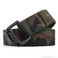 Men's Nylon Metal Buckle Belt For Jeans