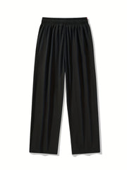 Men's Drawstring Loose Long Pants Casual Trousers