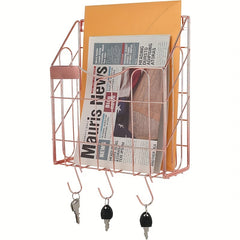 Vertical Metal Wall File Storage Rack