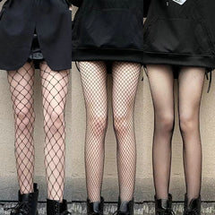 3 Pairs Women's Fishnet Stockings Tights