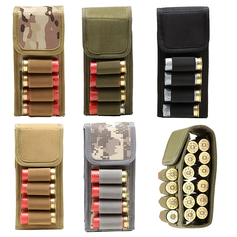 12GA Outdoor Ammo Bag Molle Attachment 16 Shells Button Holder