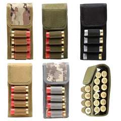 12GA Outdoor Ammo Bag Molle Attachment 16 Shells Button Holder