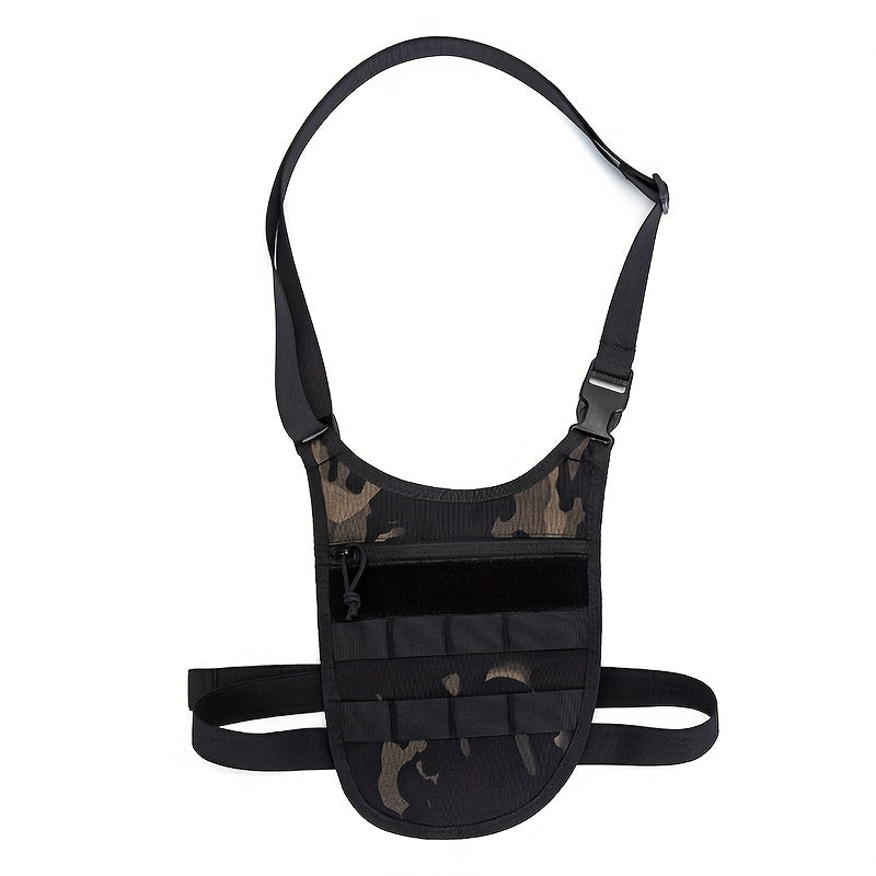 Anti Theft Shoulder Bag Hidden Molle Pockets & Waist Band