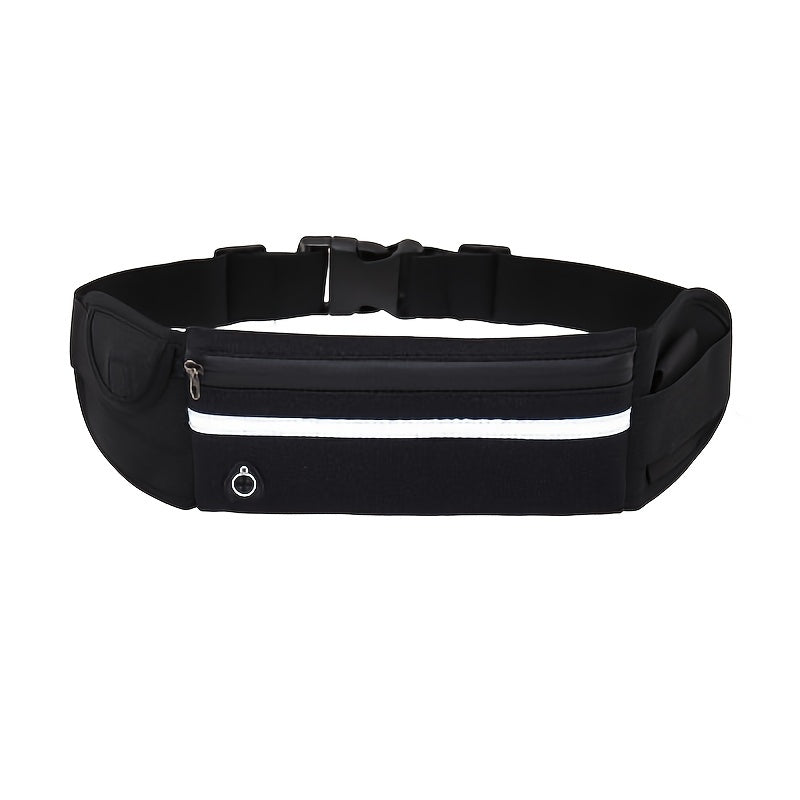 Reflective Fanny Pack Waist Bag with Bottle Holder