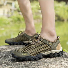 Men's Adjustable Drawstring Hiking Sandals