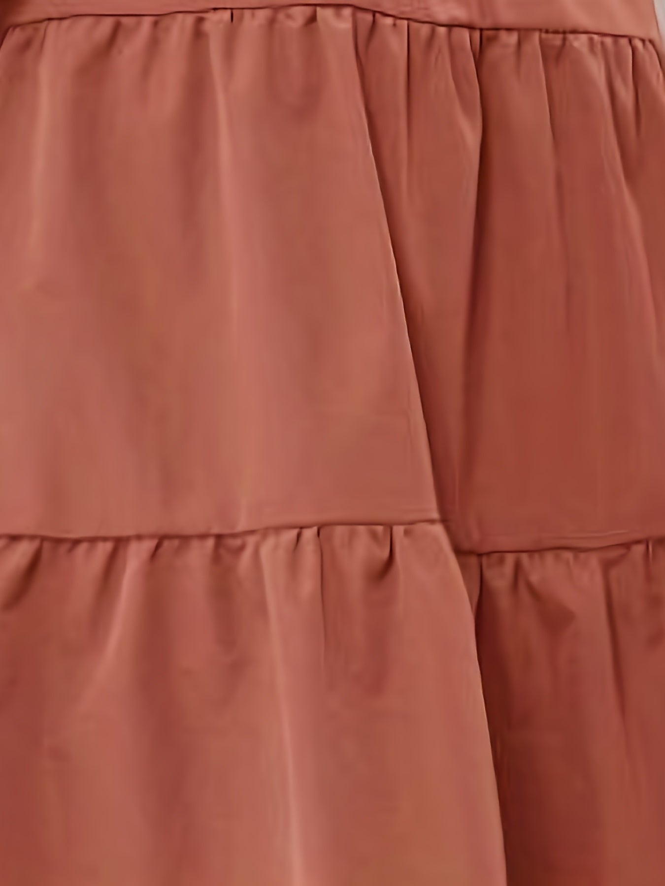 Pleated Tiered Skirt Spring & Summer Casual Women's Clothing