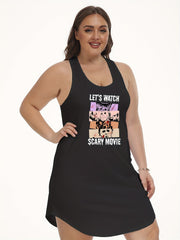 Grim Reaper Print Nightdress