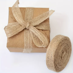 Christmas Tree Gift Wrapping Burlap Ribbon 10 Meters Long