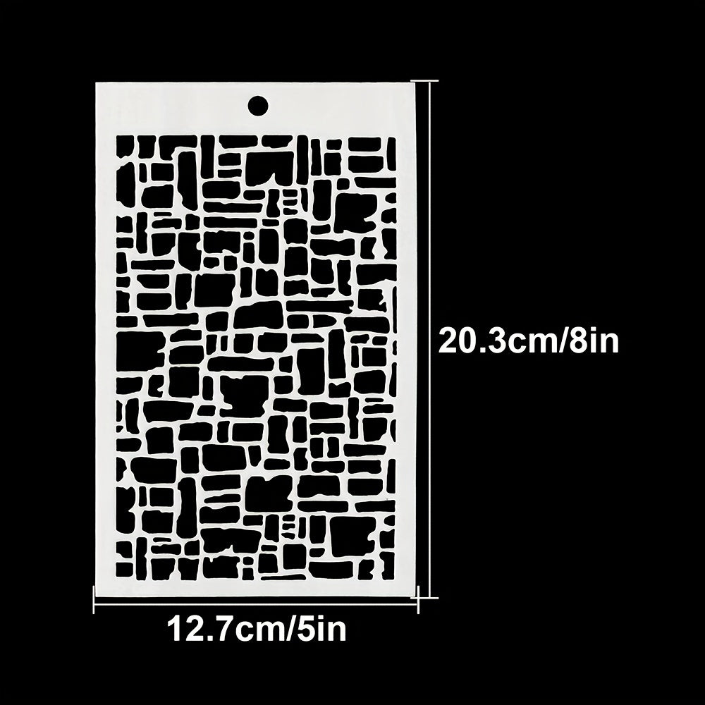 Irregular Box Background Stencils DIY Art Stencils For Painting
