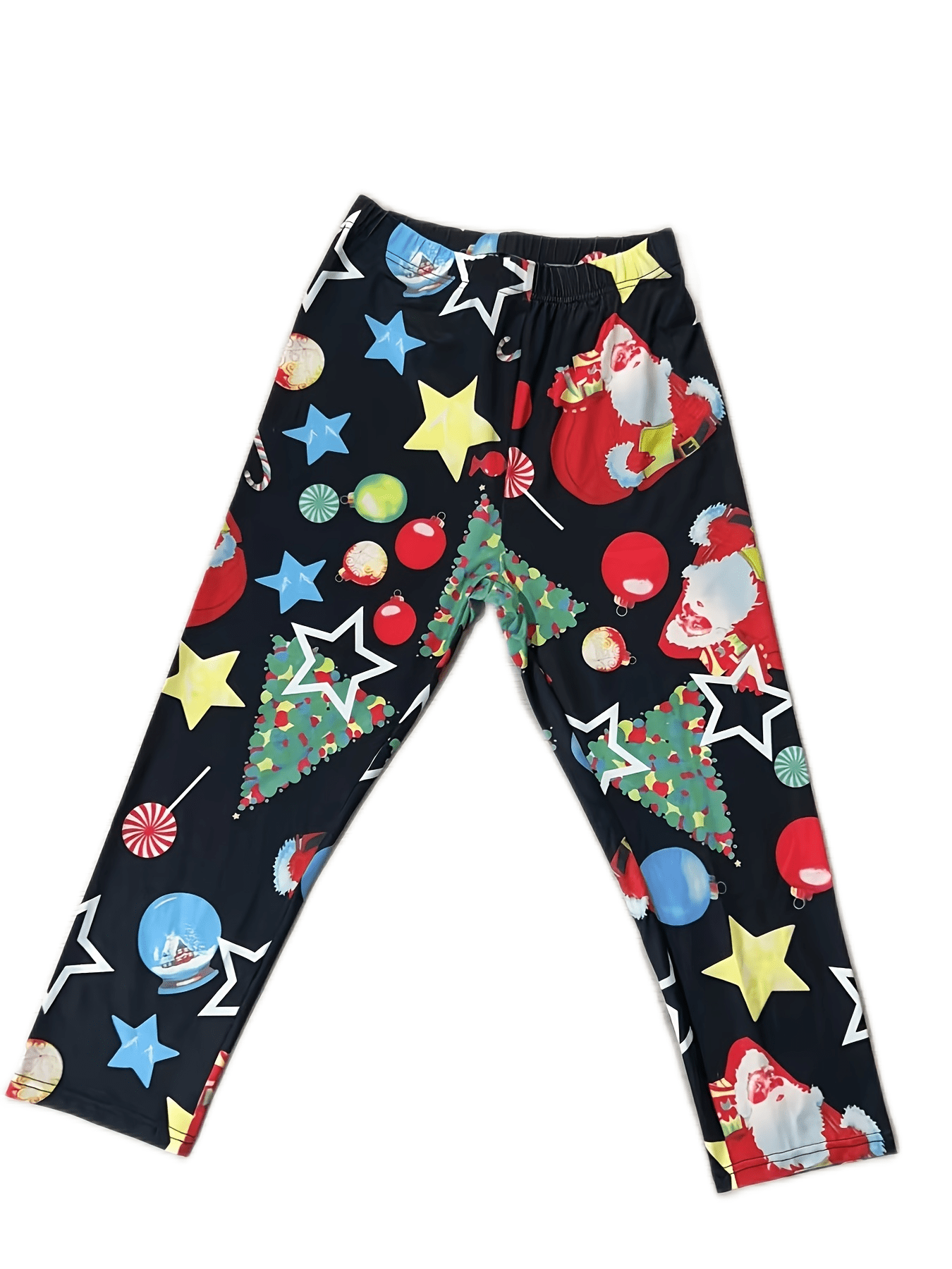 Christmas Casual Leggings Women's Plus Graphic Print Skinny Leggings