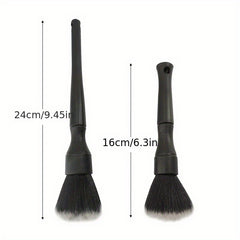 2pcs Car Detailing Brush Kit for Vehicle Interior Cleaning