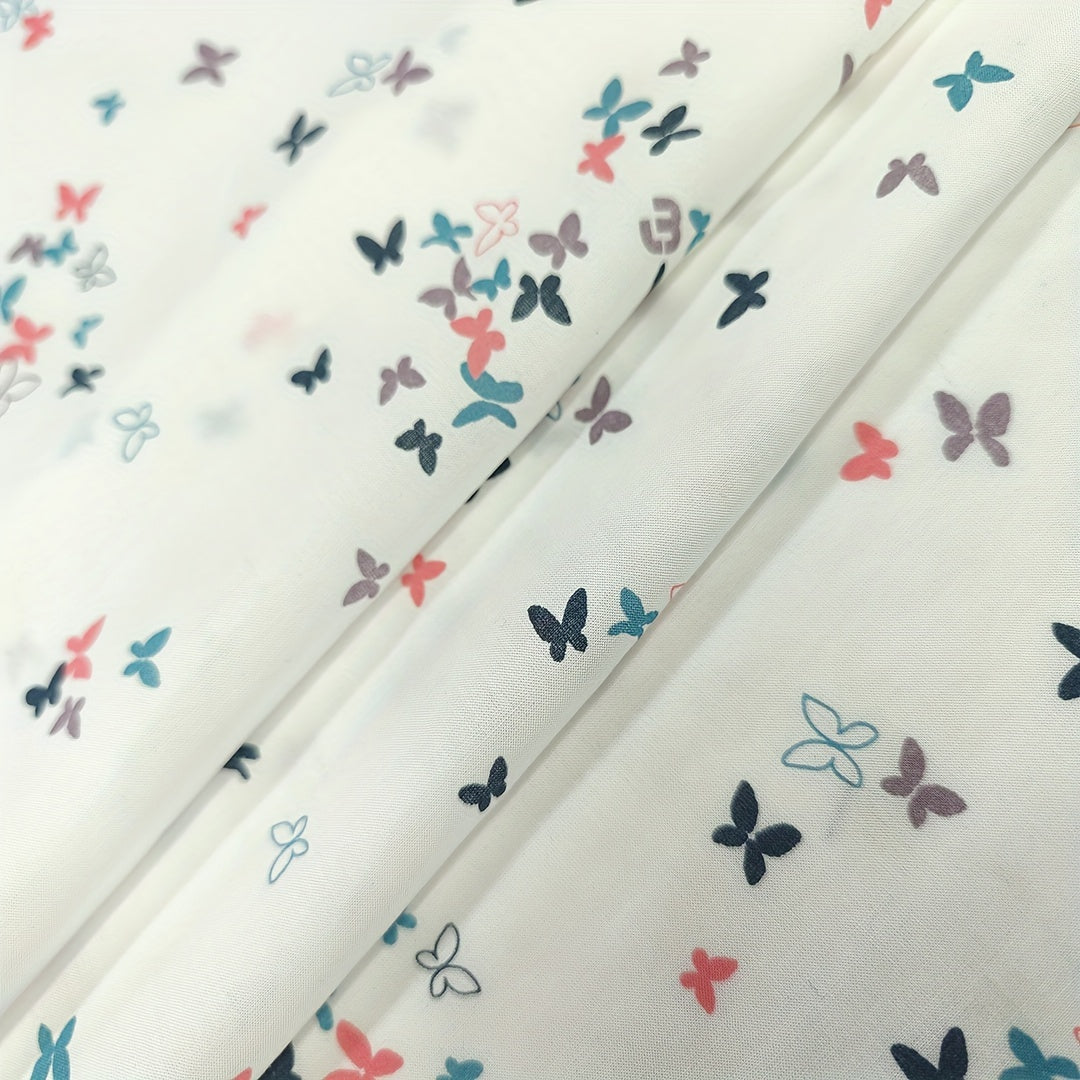 1pc Faux Cotton Fabric DIY Cloth Pants Dress Fabric DIY Quilt Covering Fabric