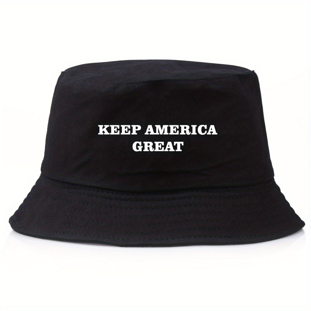 KAG Bucket Hat Unisex Fisherman Cap Independence Day Headwear