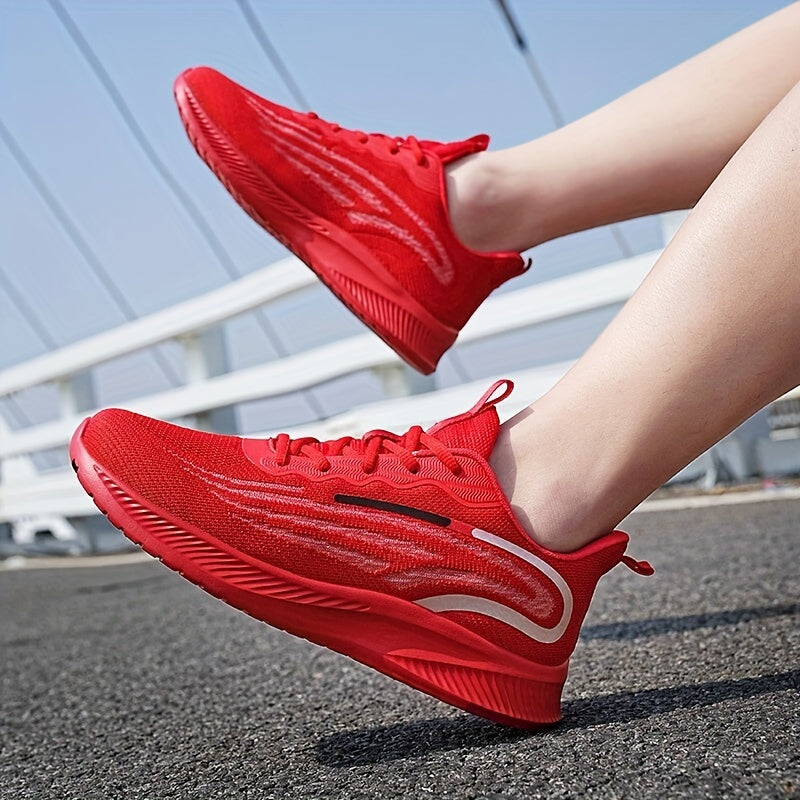 Men's Knitted Breathable Lightweight Running Shoes