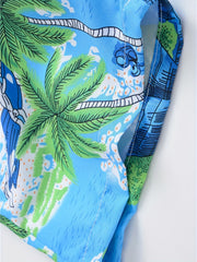 Toddler Boys Coconut Forest Graphic Swim Trunks