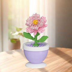 Eternal Blooming Bouquet Artificial Flowers DIY Potted Plants Desktop Deco