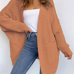Open Front Long Sleeve Cardigan