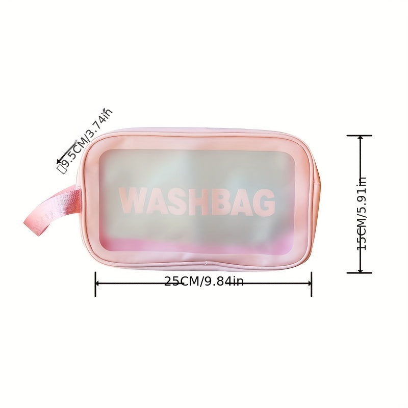 Waterproof PVC Wash Bag Portable Cosmetic Storage Bag for Travel