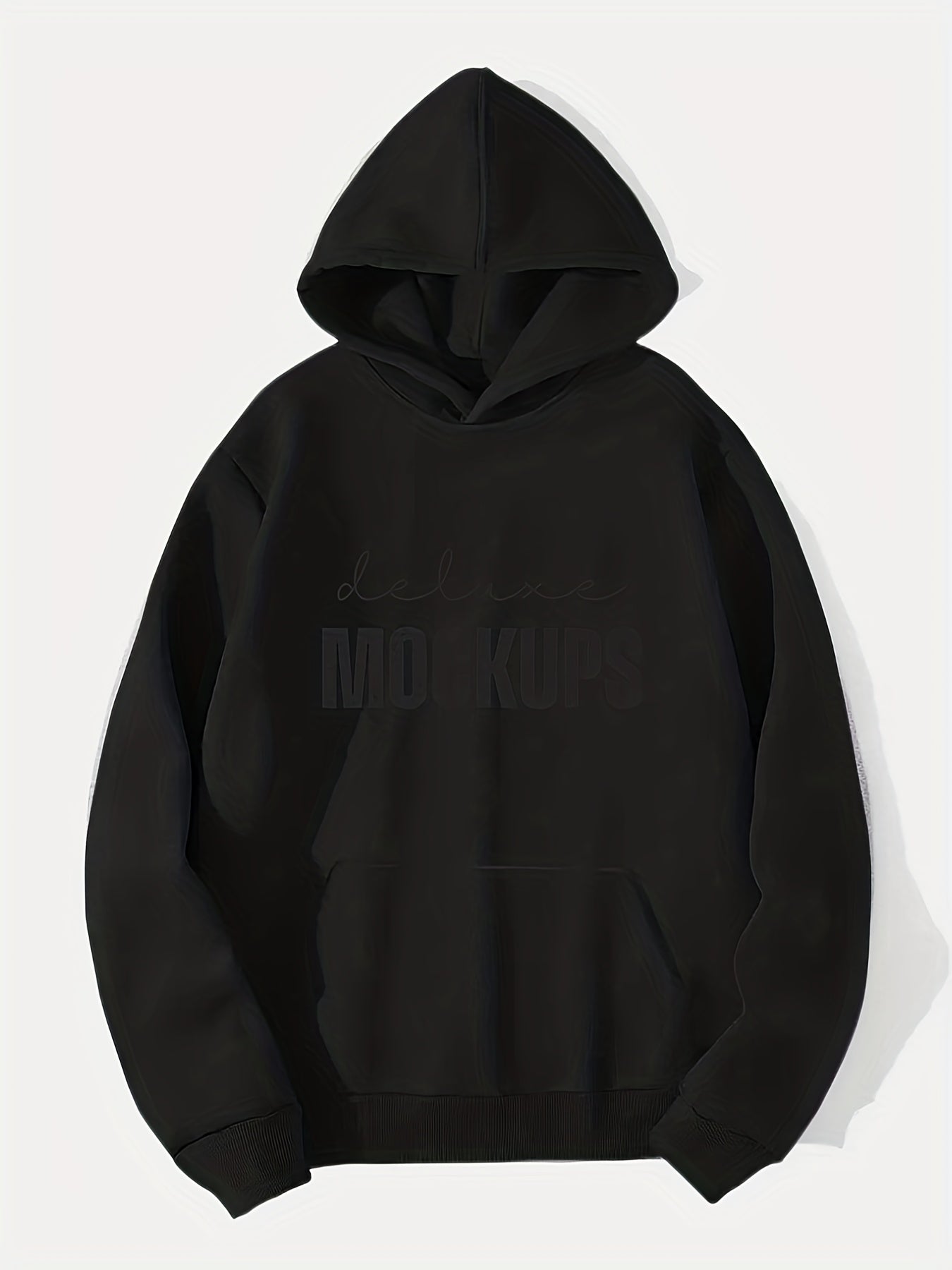 Letter Print Hoodie Men's Casual Graphic Pullover Hooded Sweatshirt