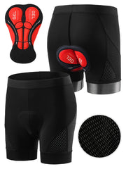 Men's Compression Cycling Shorts with 3D Gel Padded Short Pants