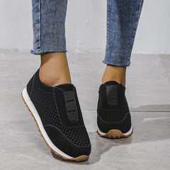 Women's Lightweight Low Top Sneakers Round Toe Casual Shoes