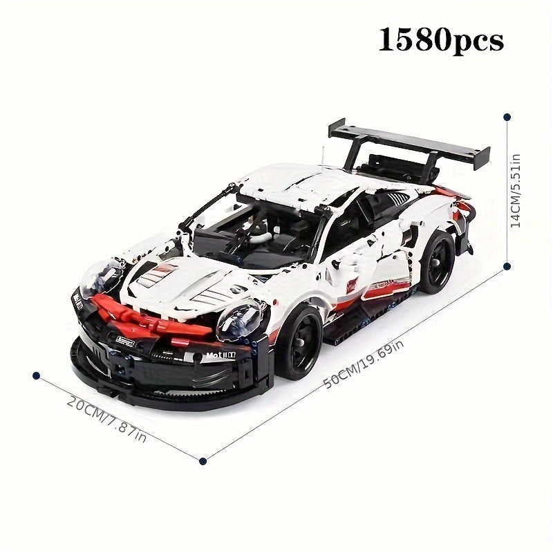 1580pcs Racing Car Building Blocks Model Gift Decoration for Halloween