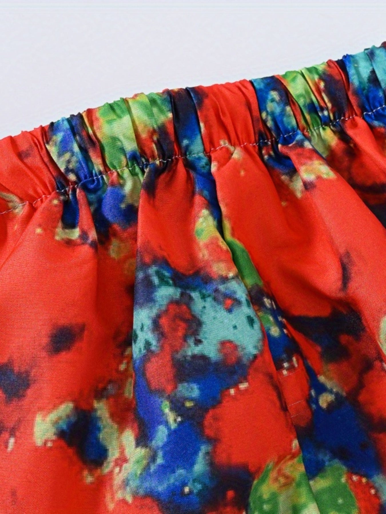 Boys Tie Dye Casual Shorts for Vacation Beach Kids Summer Clothes
